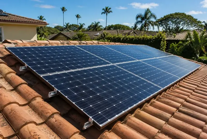 Installation de panneaux solaires à Lespinassière